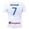 Virallinen Fanipaita Ranska Griezmann 7 Vieraspelipaita MM-Kisat 2022 - Miesten